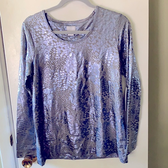 Chico’s top long sleeve - Picture 3 of 6